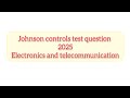 Johnson Controls Test Questions Solved 