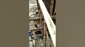 Plumb Checking Work #construction #constructionsite #shuttering