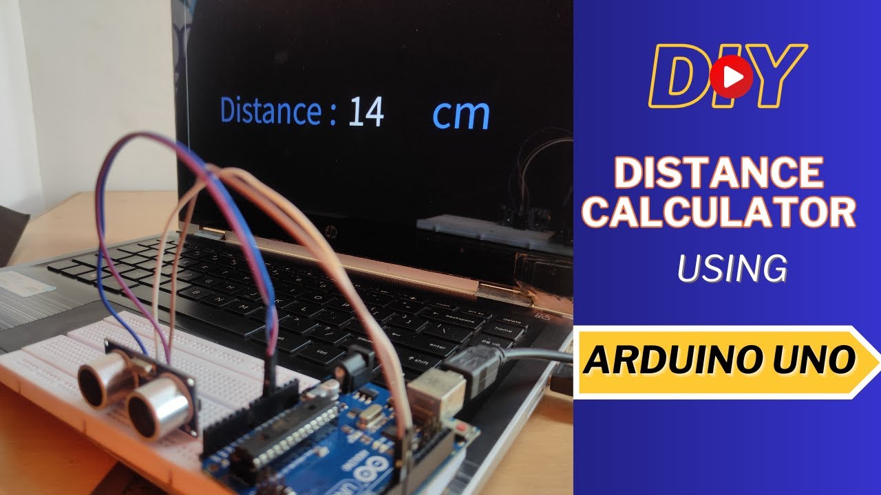 How to make DISTANCE CALCULATOR using Arduino UNO - YouTube