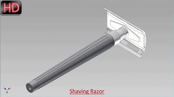Shaving Razor (Video Tutorial) Autodesk Inventor