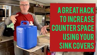 Kitchen Sink Cover Hack to Increase Your Counter Space 