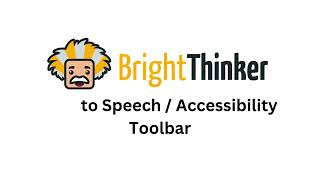 Text to Speech / Accessibility Toolbar
