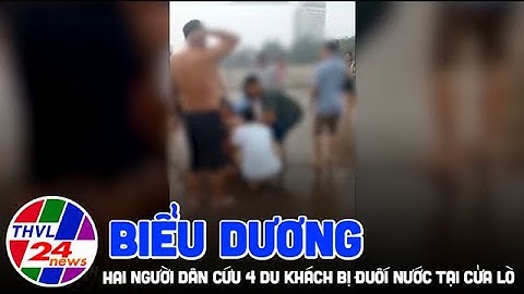 Biểu dương hai người dân cứu 4 du khách bị đuối nước tại Cửa Lò