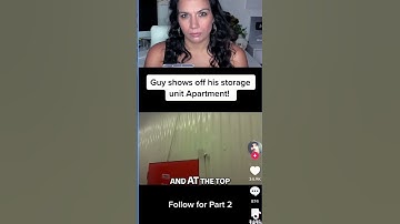 He Shows His Ghostly Strategy for Living in a Storage Unit