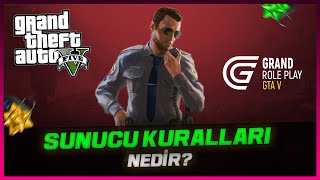 GRAND RP  SUNUCU KURALLARI (Bilmeniz Gereken Yasaklar)