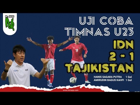 UJI COBA TIMNAS U23 IDN 2-1 TAJIKISTAN PERSIAPAN PIALA AFC U23