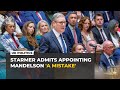 UK PM Starmer admits Mandelson mistake, rejects resignation calls