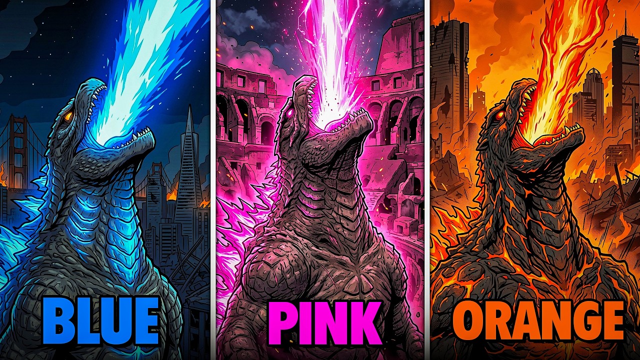 Evolution Of GODZILLA Atomic Breath Explained!