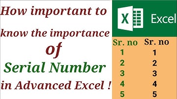 8 ways of Serial number in Advanced Excel in Hindi.. #Excel #Serialnumber #Formulae
