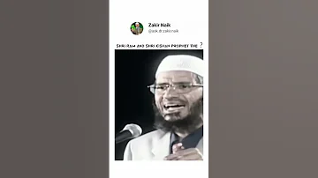 Kya Shree Ram And Shree Krishna Prophet The By Dr Zakir Naik Drzakirnaik Hinduism Shorts 