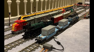 Explaining our automated LEGO train layout: a live demo [en]