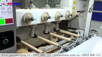 Máy Phay Tiện CNC Đa Năng Làm Chân Ghế Năng Xuất Cao | Máy Phay Tiện MR4S D1200 SEMAC