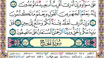 القران الكريم كامل بصوت الشيخ عبدالرحمن السديس-الجزء السابع عشر