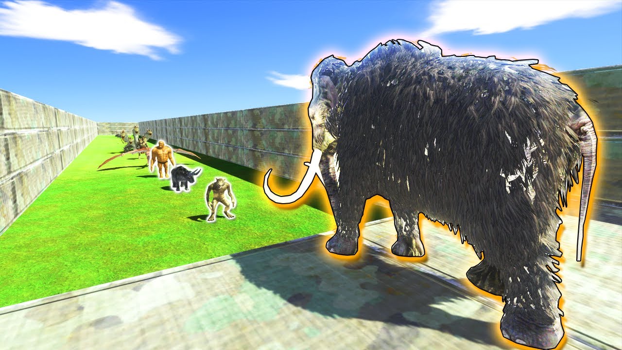 Mammoth Death Run vs All Units - Animal Revolt Battle Simulator