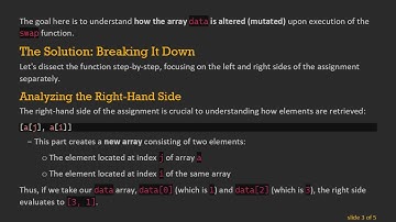 Understanding the Destructuring Magic Behind Array Element Swapping in JavaScript
