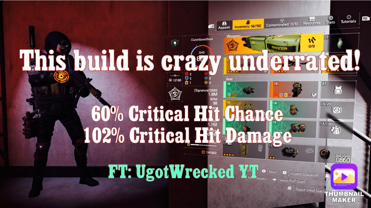 The Division 2 Best Hunter’s Fury & Spotter SMG Build PvP YouTube