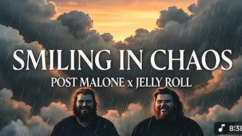 Post Melone ft Jelly Roll - Smiling in Chaos (2025 Music Video) OUT NOW!!!