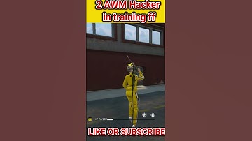 Double AWM Hacker in training ground freefire  #shorts  #freefire #tranding