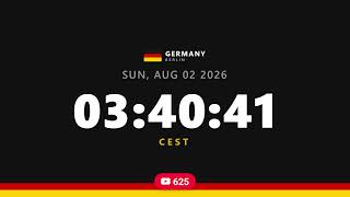 🔴 LIVE | Clock - Germany (Berlin Time) 24/7