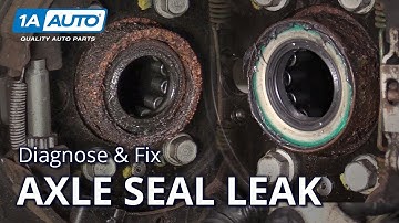 Oily Puddle Near Wheels? Diagnose Axle Seal Leaks on Your Truck or Car!