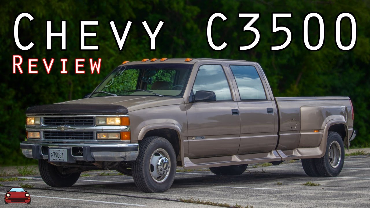 1995 Chevy C3500 Dually Review - What A $30k Truck Looked Like In 1995!