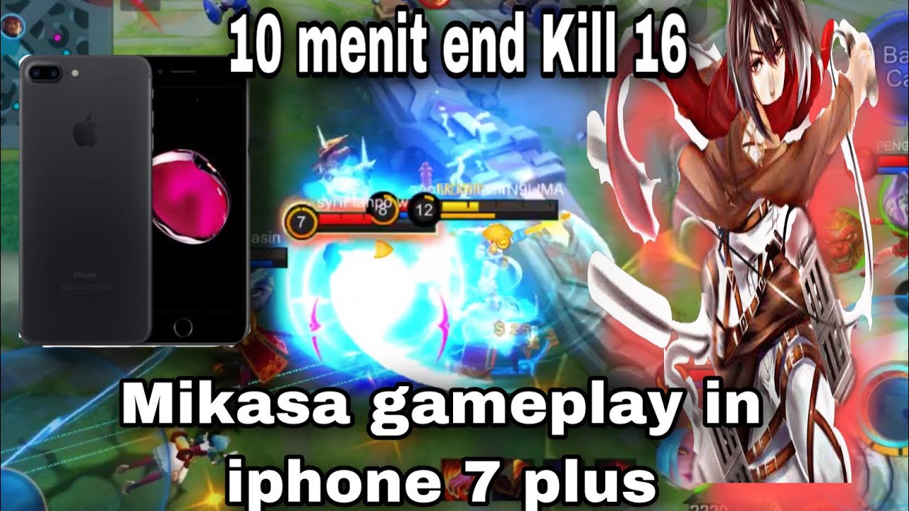Fanny new Buff mikasa gameplay Fanny in iphone 7 plus