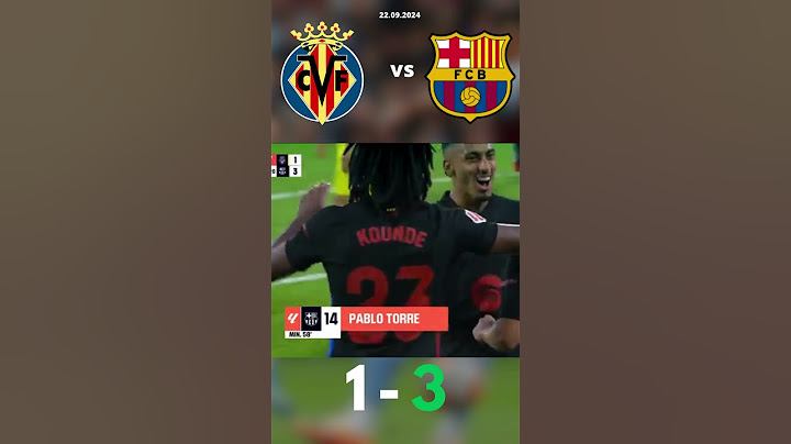 VILLARREAL CF 1 - 5 FC BARCELONA  LaLiga 2024-25