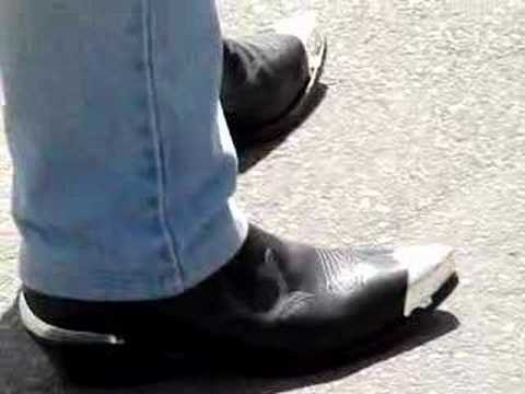 Silver Toe Capped Cowboy Boots 01 