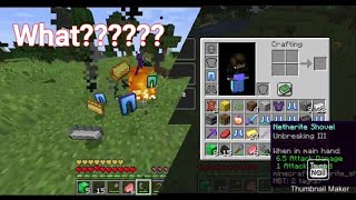 Minecraft, but fire drops op items