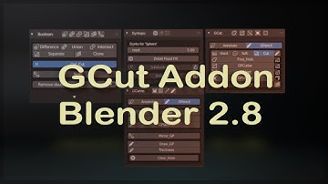 GCut Addon - Blender 2.8