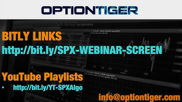 SPX Market Internals Webinar Aug9