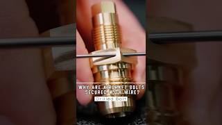 One of the Most Valuable Holes in Engineering#engineering #safetywire #manufacturing #mechanical