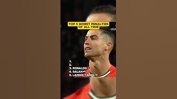 Top 5 Worst Penalties of all time #football  #soccer