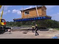 Плавучая баня на бочках.🛀🚾🚰🔵 Floating sauna/house on barrels.🔵