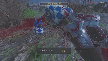 Chivalry 2 1440p 100+ Takedown Halberd Gameplay Raw Unedited First Person Footage Battle Dark Forest