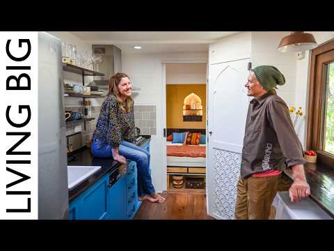 This Luxury Tiny House Was Built Inside A Semi-Trailer!