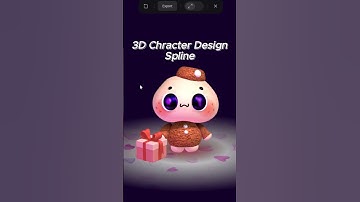 3D Character Design in Spline #spline #uidesign