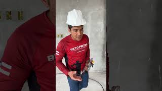 Aplicação de fundo preparador para parede mecanizado Aireless