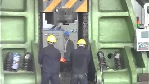 200kj CNC closed die forging hammer forge turbine blade