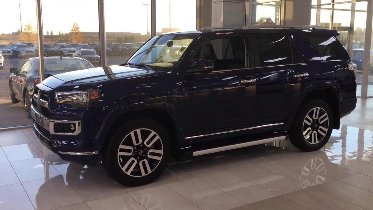 A video on YouTube featuring the 2021 Toyota 4Runner Limited at Toyota Northwest Edmonton with the identification number 14R1962.
