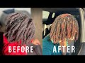 L&#39;Oréal Color Remover on Locs + My First Time Using Conditioner on my Locs 🤔