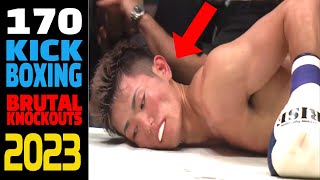 TOP 170 Kickboxing Best Brutal Knockouts of the year 2023