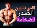 اقوى تمارين لتوسيع وتضخيم وتحديد عضلة الصدر مع البطل الجزائري يوسف انافا 
