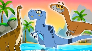 Dinosaure | LES ADVENTURES DRÔLES DES DINOS! | Dessin Animé Drôle Pour Les Enfants