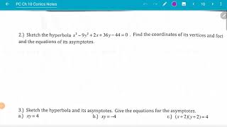 10.4.2: Hyperbola example