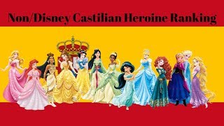 Non/Disney Castilian Heroine Ranking
With 25 voices :) Enjoy!
P.S: Who is your favorite Castilian heroine? Non/Disney Castilian Heroine Ranking