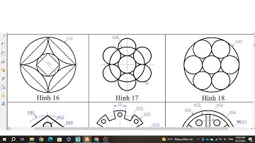 TỰ HỌC AUTOCAD- PHẦN 7- SAO CHÉP ĐỐI TƯỢNG THEO HÀNG VÀ CỘT (ARRAY), LỆNH BO CUNG (FILLET)
