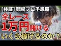 【検証】競艇プロ全レース1万円賭けたらいくら稼げるのか?