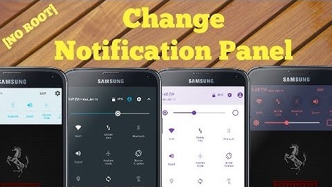 How To Change Notification Panel || No Root [Hindi]