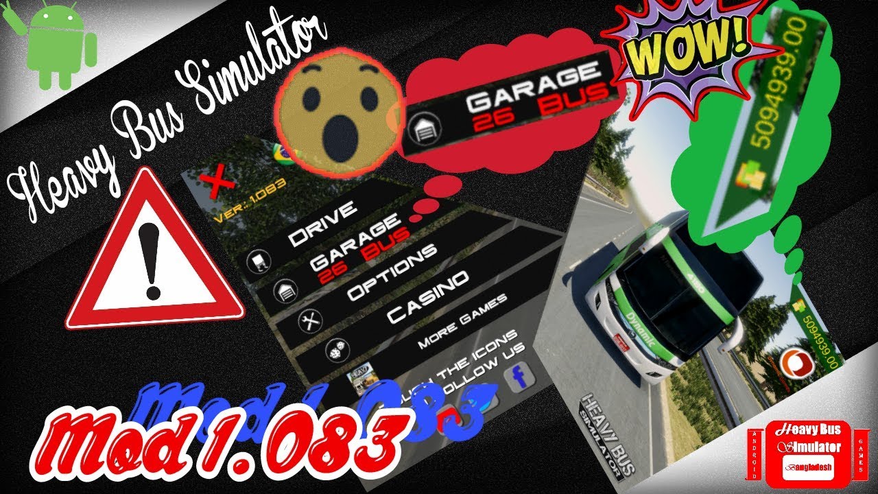 Download & Install Heavy Bus Simulator [1.083] Mod Version
